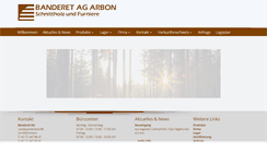 Desktop Screenshot of banderet.ch
